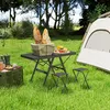 Outsunny Campingtisch höhenverstellbar Klapptisch mit Produktbild-Vorschau 7