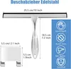 Duschabzieher, Abzieher Dusche Edelstahl 10″, Produktbild-Vorschau 2