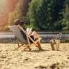 Zestaw KADAX naturalny stolik kawowy na leżak + 2 drewniane Podgląd zdjęcia produktu 15
