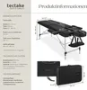 tectake 2 Zonen Massageliege mit Aluminiumgestell - Produktbild-Vorschau 5