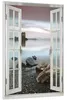 Wallario Wandbild mit Fenster-Illusion: Schloss in Produktbild-Vorschau 2