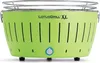 A green LotusGrill XL charcoal grill is shown against a white background. Náhled obrázku produktu