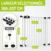 Barrière bébé extra plate sans seuil – Sans perçage – Merle Voir les images du produit 2
