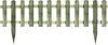 Beeteinfassung, Mini-Staketenzaun Kopf gerundet 120 x 30/45 Produktbild-Vorschau 1