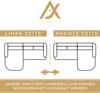 AX LIVING Cord Couch L Form – Cedria Wohnlandschaft 287 cm Produktbild-Vorschau 10