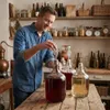 10 x Gärröhrchen aus Glas Gärspund Gährrohr Produktbild-Vorschau 2