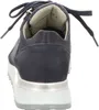 The back view of a blue sneaker with a white and silver platform sole. Náhľad obrázku produktu