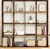 vidaXL Bücherregal Räuchereiche 137,5x29x137,5 cm Produktbild-Vorschau 2