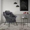 Lehátko ML-Design v antracitové barvě s područkami a boční Náhled obrázku produktu 7