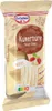 A package of white chocolate couverture with an image of a decorated cake. Produktbild-Vorschau