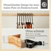 Bieco Kleiderbügel Kinder 32 St. Schwarz | Länge ca 30 cm | Produktbild-Vorschau 3