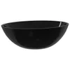 The Living Store Waschbecken Glas 50x37x14 cm Schwarz Produktbild-Vorschau 2