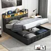 UnboxG Polsterbett 160x200cm mit Stauraum & Gasdruckfeder, Produktbild-Vorschau 8