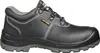 A black safety shoe with gray accents, shown from the side against a white background. Produktbild-Vorschau