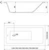 Mexen Cubik Badewanne rechteckig 180 x 80 cm mit Produktbild-Vorschau 5