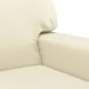 3-tlg. Sofagarnitur Creme Kunstleder Produktbild-Vorschau 5