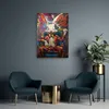 Leinwandbild Kaninchen-Boss KI 70x100 Feeby Bunt bild für Produktbild-Vorschau 2