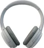 A pair of white and gray on-ear headphones are shown against a white background. Podgląd zdjęcia produktu