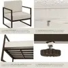 Fauteuil de jardin COMOSA rembourrage XXL - Lot de 2 Voir les images du produit 5