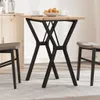 Design Esstisch Y-Gestell 80x50x75,5 cm Massivholz Kiefer & Produktbild-Vorschau 1