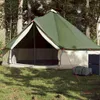 vidaXL Tipi-Familienzelt 6 Personen Grün Wasserdicht Produktbild-Vorschau 2