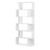Bücherregal Regal mit 6 Ebenen 192 x 80 x 24 cm Raumteiler Produktbild-Vorschau 4