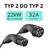 Kabel do ładowania EV Type 2 – 22 kW – 10 m – 32 A – Podgląd zdjęcia produktu 2