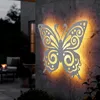 Solar Wandbild Schmetterling weiß mit 30 LED - 34 x 27 cm - Produktbild-Vorschau 8