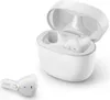 A white Philips earbud and its charging case are displayed against a white background. Podgląd zdjęcia produktu