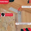 KOTARBAU® Sada 50 ks úhlových spojek, regálové úhelníky 200 Náhled obrázku produktu 2