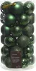 Weihnachtskugeln Kunststoff Ornamente 6cm 37er Set - Produktbild-Vorschau 2