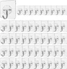 A collage of clear adhesive hooks arranged in multiple rows. Produktbild-Vorschau