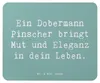 Mr. & Mrs. Panda Mauspad Spruch Dobermann Pinscher - Produktbild-Vorschau 1