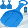 KOTARBAU® 2 pezzi Slittino Da Neve Plastica 53x34x3.5 cm Anteprima dell’immagine prodotto 1
