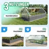 Quictent Hochbeet mit Abdeckung, Pflanzkasten-Set für den Produktbild-Vorschau 3