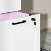HOMCOM Caisson bureau avec 3 tiroirs et serrures, meuble Voir les images du produit 8