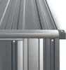 vidaXL Capanno per attrezzi Grigio 118,5x97x209,5 cm Anteprima dell’immagine prodotto 7