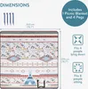 JEMIDI Boho Picknickdecke 200x200 - Picknickdecke groß - Produktbild-Vorschau 6