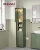 VASAGLE Badezimmerschrank mit Beleuchtung, hoch, 40 cm Produktbild-Vorschau 2