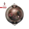 Top view of a pot with various valves and a handle. Produktbild-Vorschau