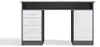 Bureau ADA, antracietwit, 125 cm, met 4 lades. Inclusief Productafbeelding-voorbeeld 7