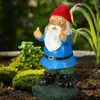 Gartenzwerg Gartenzwerg Mittelfinger 7x15x7cm bunt Zwerg Produktbild-Vorschau 3