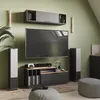 Nástěnná police Vicco Betti Anthracite/Sonoma 120 x 30 cm, Náhled obrázku produktu 4