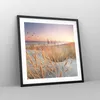 Gerahmtes Poster - Schwarzer Rahmen - Sonne Vögel Sand - Produktbild-Vorschau 8