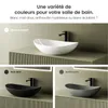 EMKE Ovales Waschbecken Aufsatzwaschbecken Keramik Produktbild-Vorschau 8