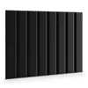 Čalouněný panel Obdélník 100 cm x 20 cm Černá MAGIC VELVET Náhled obrázku produktu 3