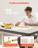 SucceBuy svadobný oblúk sada 3 ks, 2,2/2/1,8 m, kovový Náhľad obrázku produktu 5