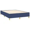 vidaXL Boxspring rám postele modrý 140x200 cm látka Náhľad obrázku produktu 3