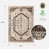 Rikmani Teppich Moderner Fransenteppich 80 x 150 cm Produktbild-Vorschau 2