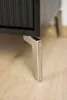 Pied de meuble Loft en métal argenté-chromé, hauteur 15 cm, Voir les images du produit 6